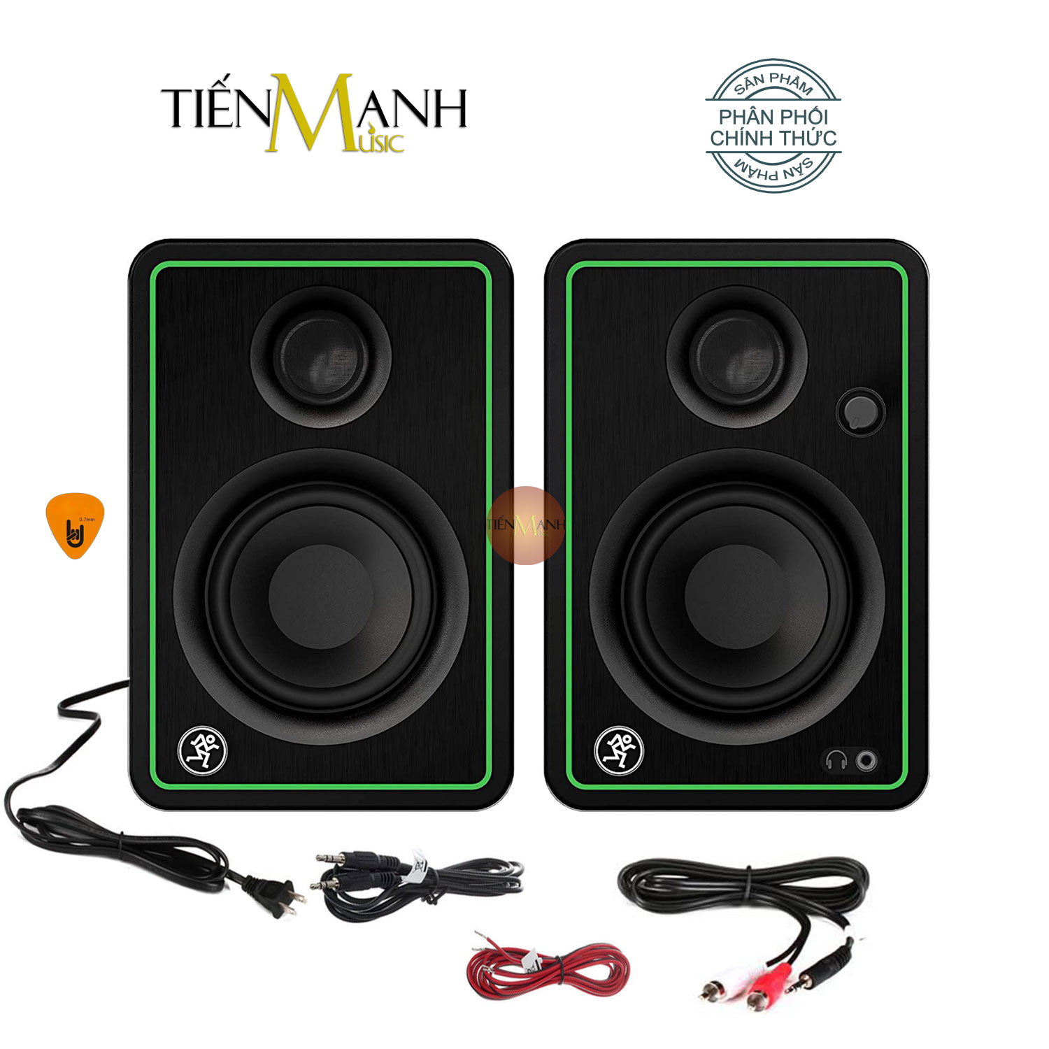 Mackie CR3 X Loa Kiểm Âm Nghe Nhạc Eris Powered Studio Monitor Speaker CR3X Pair Hàng Chính Hãng - Kèm Móng Gẩy DreamMaker