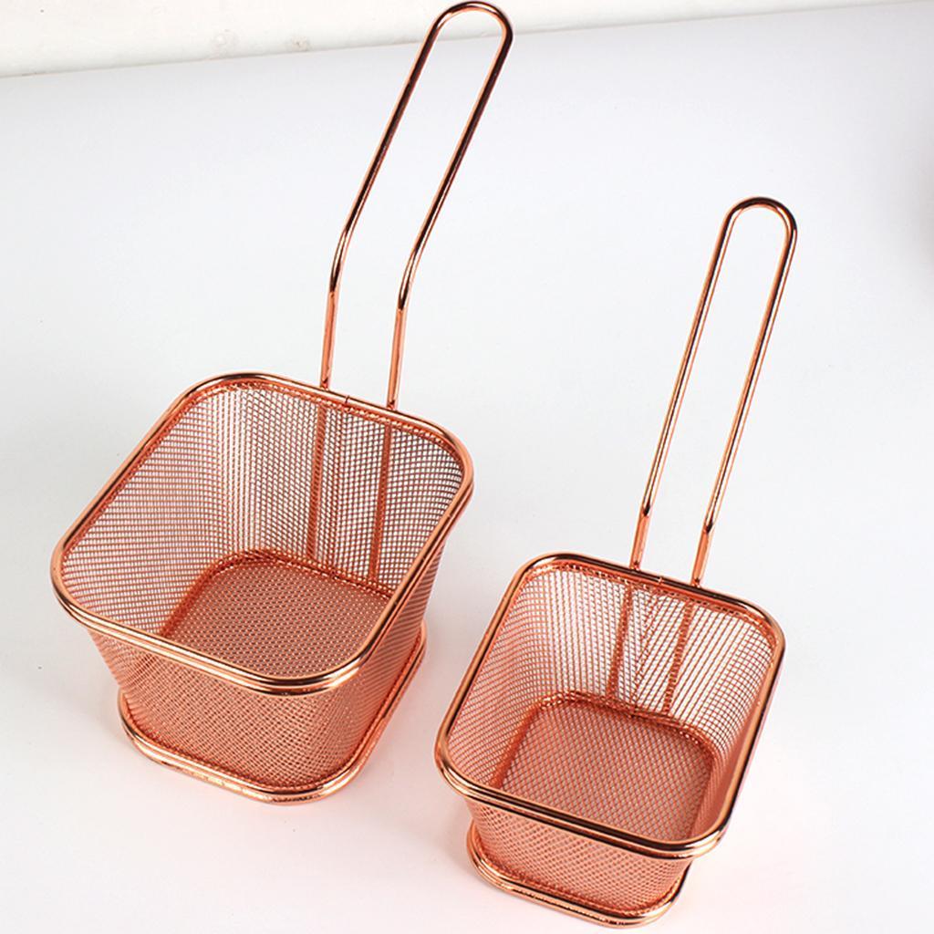 Stainless Wide Mesh Strainer Kitchen Colander Sieve Sifter