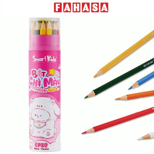 Ống 18 Bút Chì Màu Coco Puff - Smartkids CP28