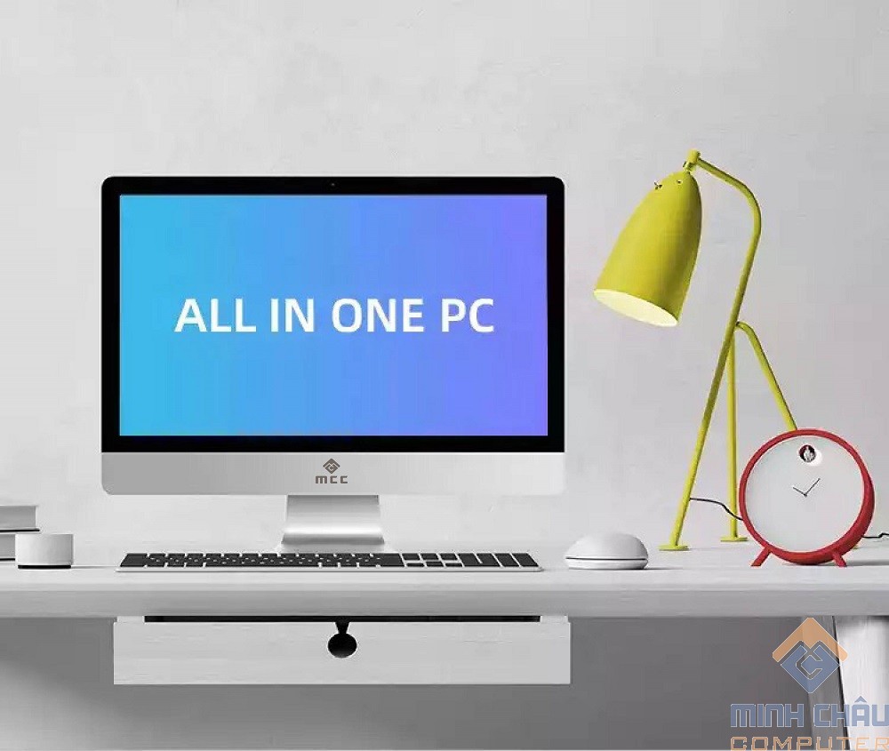 Bộ PC All in ONE (AIO) MCC3941 Home Office Computer CPU G3900/ DDR4 4G/ SSD120G/ Wifi/ Camera/ 22inch -  hàng chính hãng