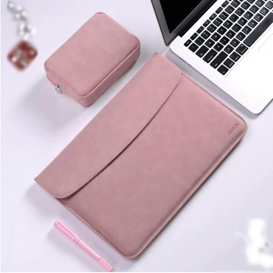 BAO DA, TÚI DA, CẶP DA CHỐNG SỐC CHO MACBOOK, LAPTOP, SURFACE KÈM VÍ ĐỰNG PHỤ KIỆN