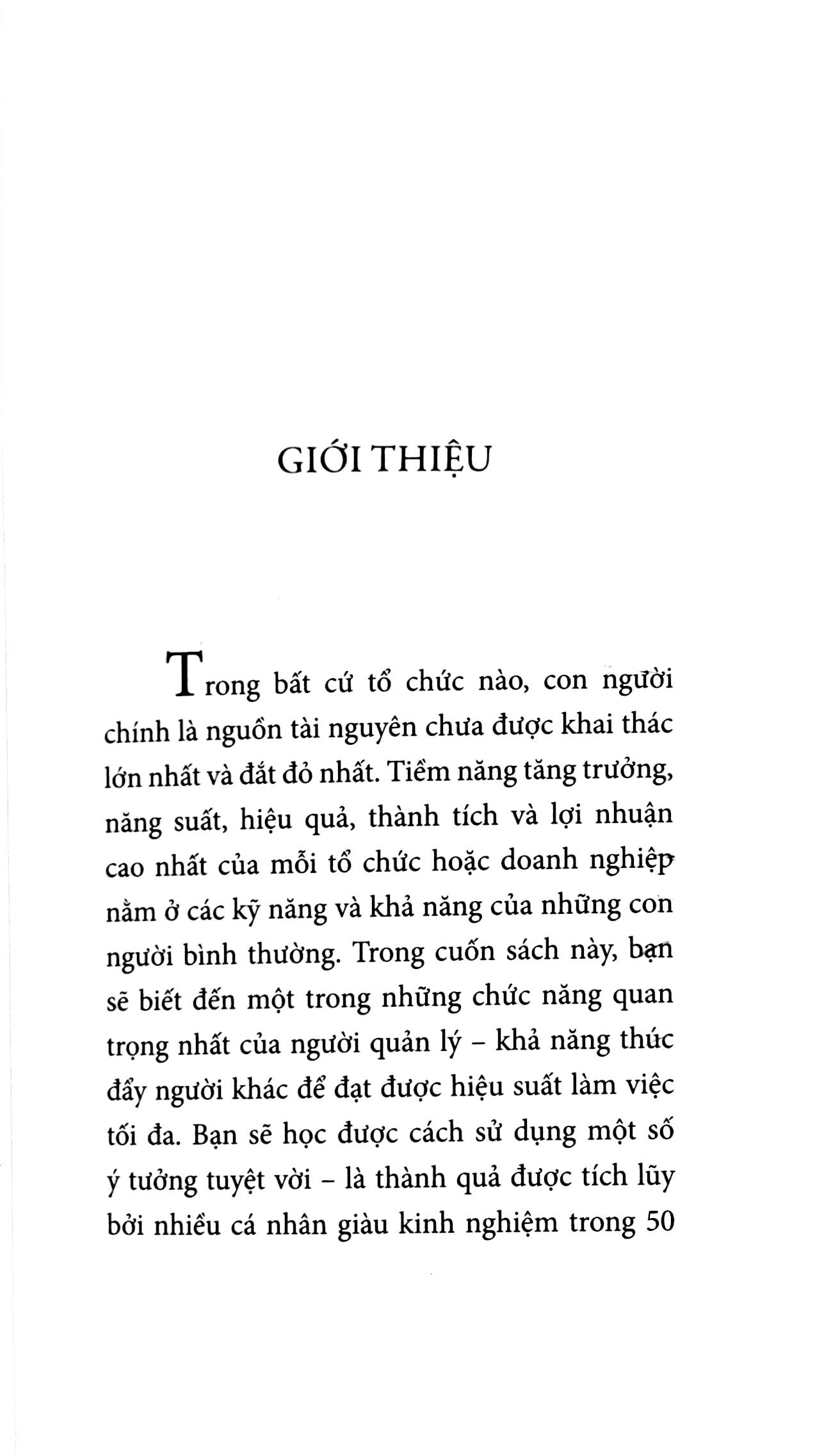 Phát Triển Cá Nhân - Thuật Thúc Đẩy Nhân Viên