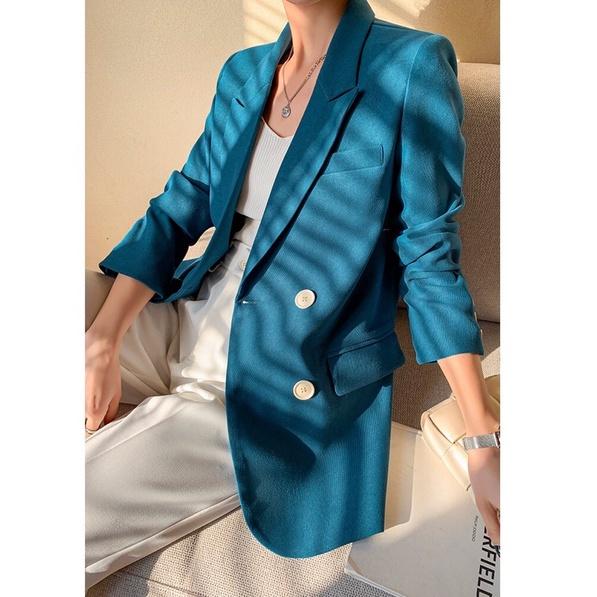 Áo Blazer- Áo Vest Dáng Suông 2 Lớp Hàng Thiết Kế