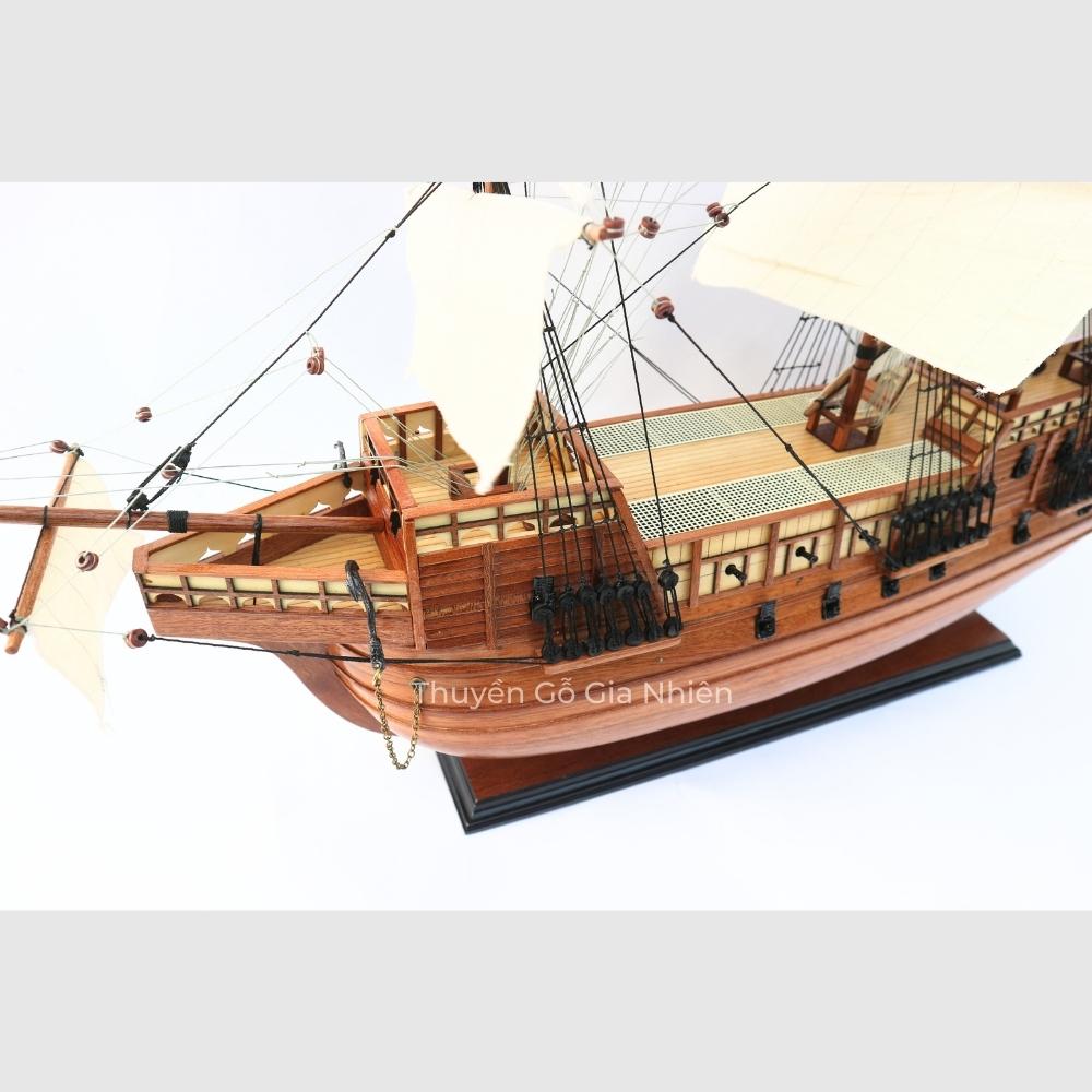 Mô Hình Thuyền Gỗ Phong Thủy Dạng Thuyền Cổ MARY ROSE Chính Hãng Hàng Xuất Khẩu Chất Lượng Cao
