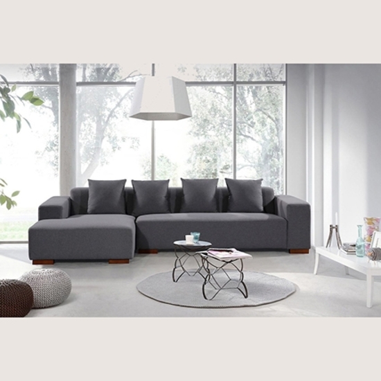 Ghế Sofa Góc L Corner Arni Grey 4 Seats SFG14