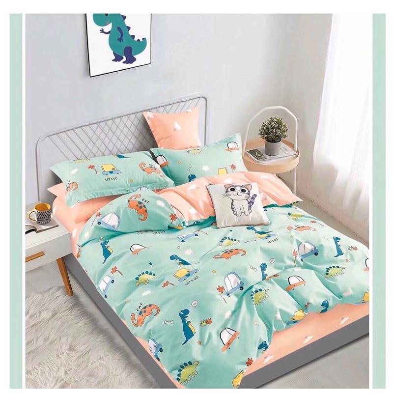 Bộ ga gối 100% cotton Hàn quốc 2mx2 k nối trên mặt nệm 5-30p