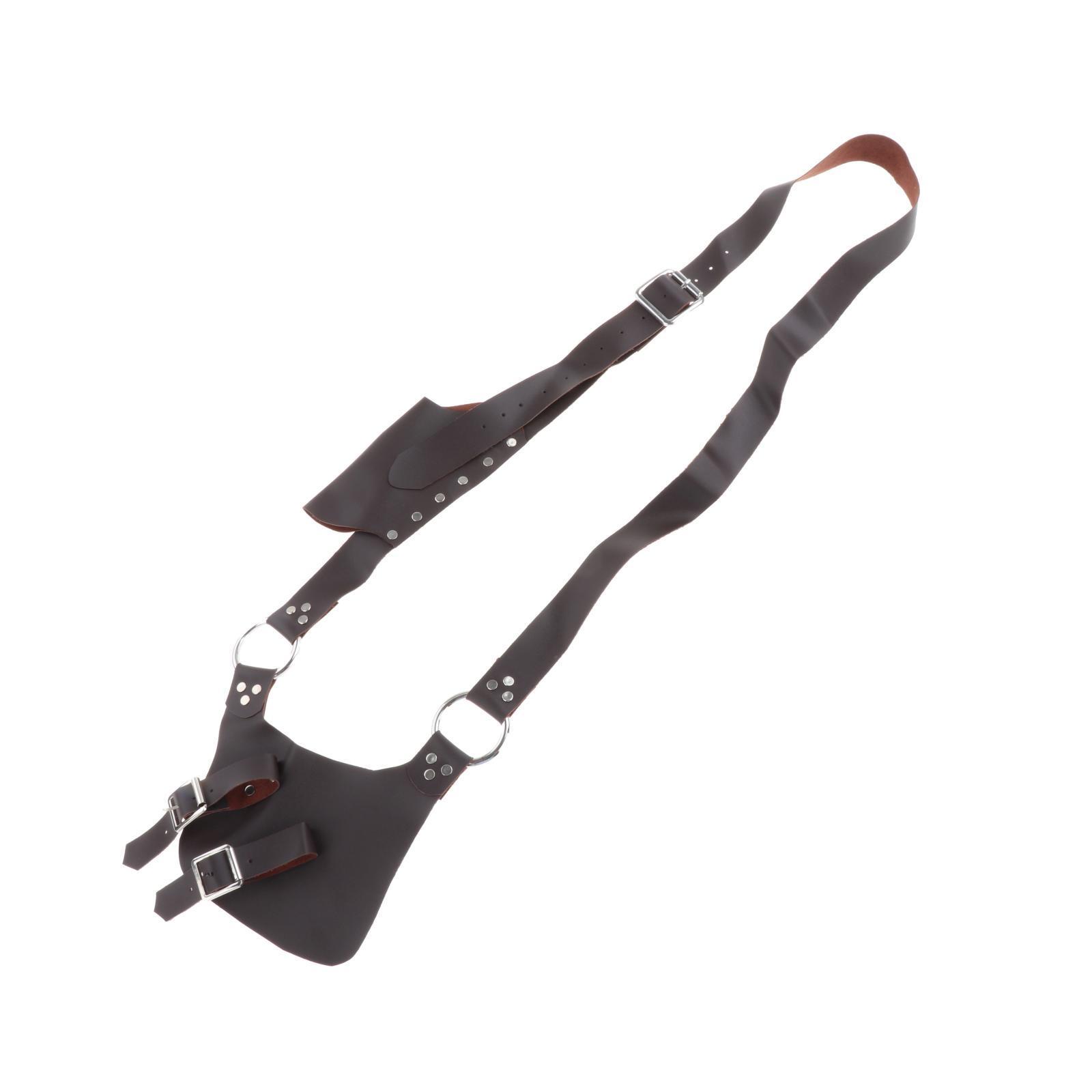 Medieval Shoulder Strap PU Leather Holder for Knight Costume