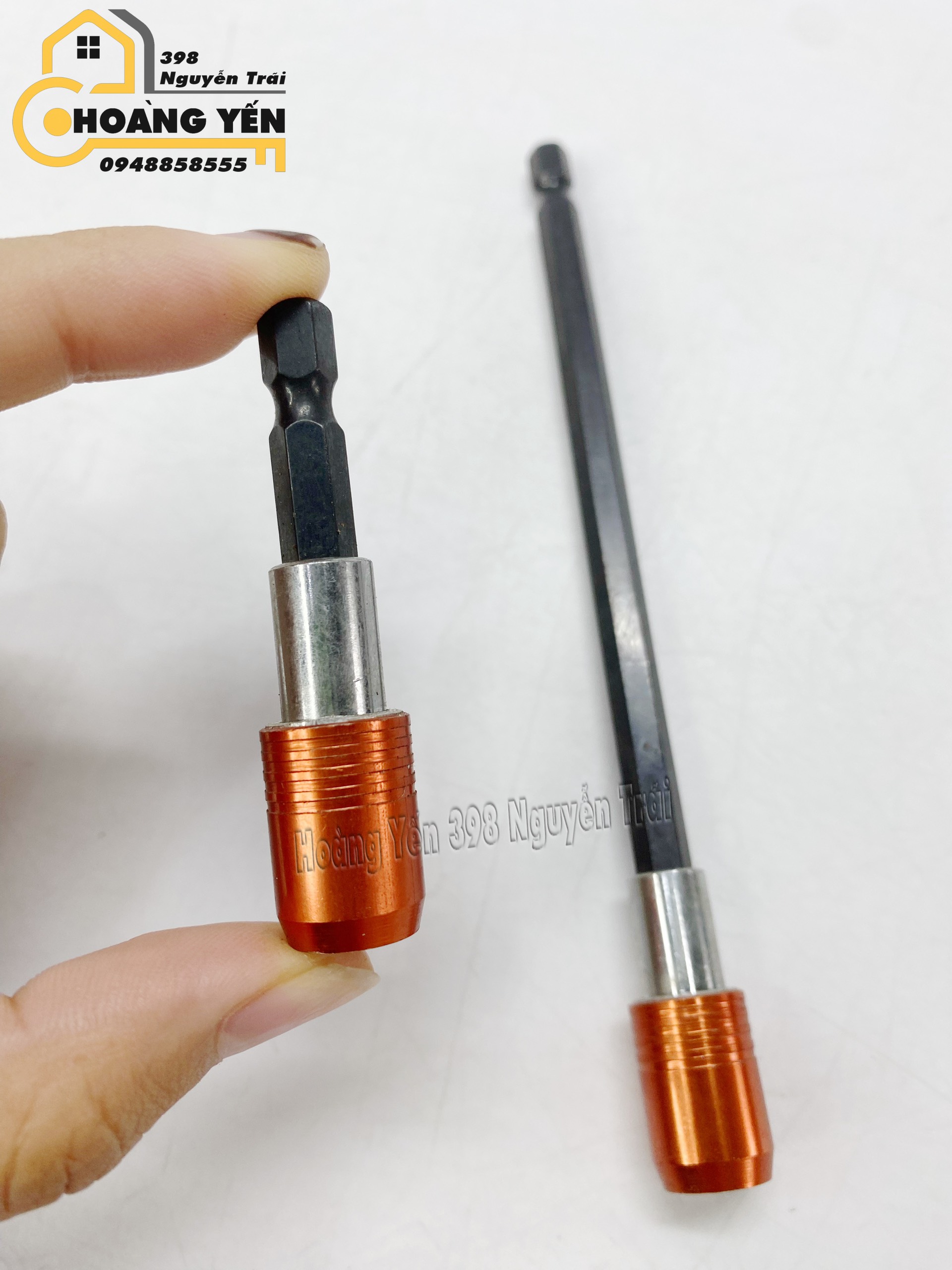 Đầu nối mũi bắt vít dùng cho máy pin 60mm/150mm 1/4'' Horusdy SDY-94059 Đầu nối thanh nhanh các mũi vít, đầu nối mũi bắt vít cao cấp, đầu nối mũi bắt vít bền