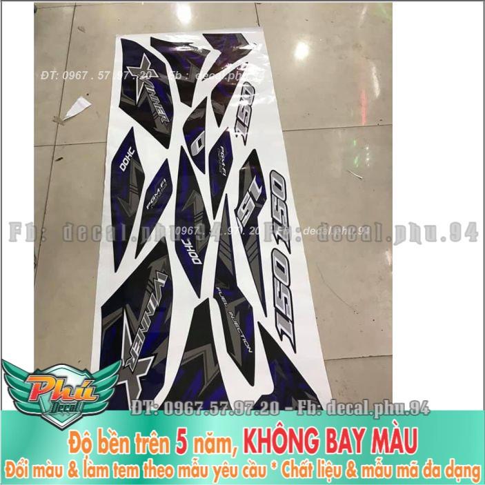 Tem rời Winner X Xanh đen