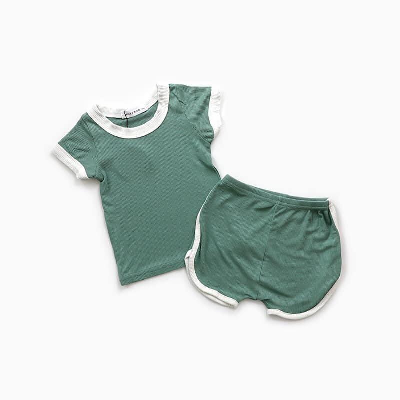 Bộ quần áo cộc tay cho bé