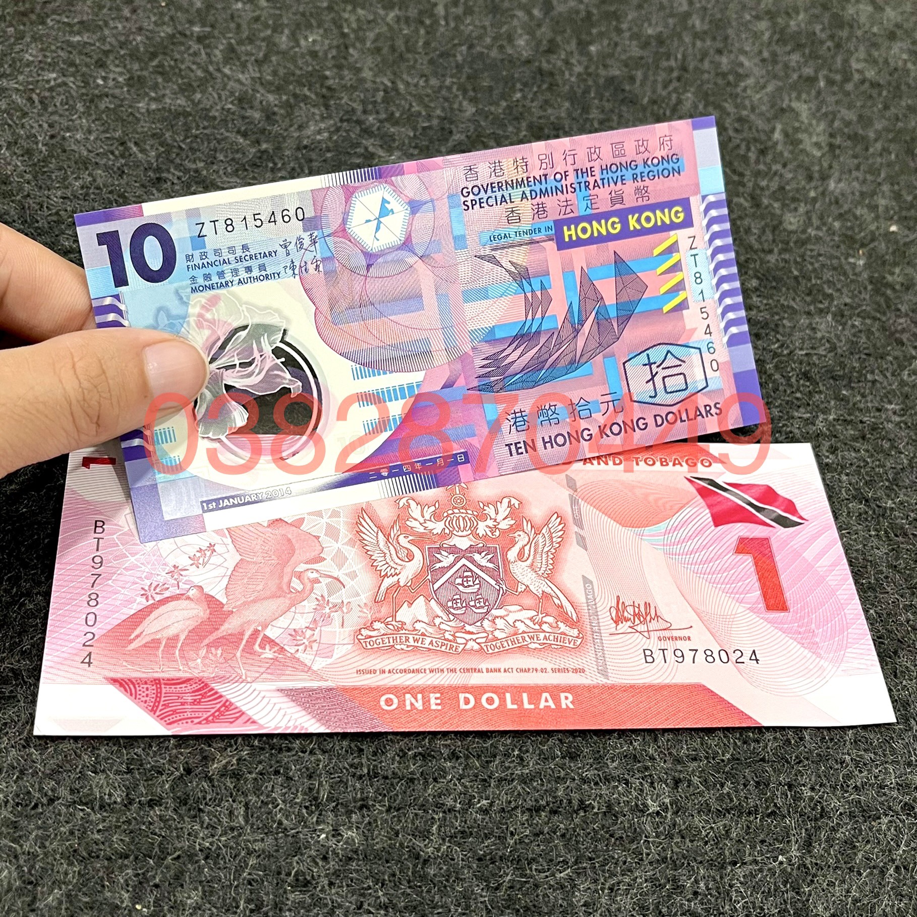 Tiền 10 Dollars HongKong Polymer - Top 10 Tờ Tiền Đẹp Nhất Thế Giới - Sưu Tầm Ý Nghĩa