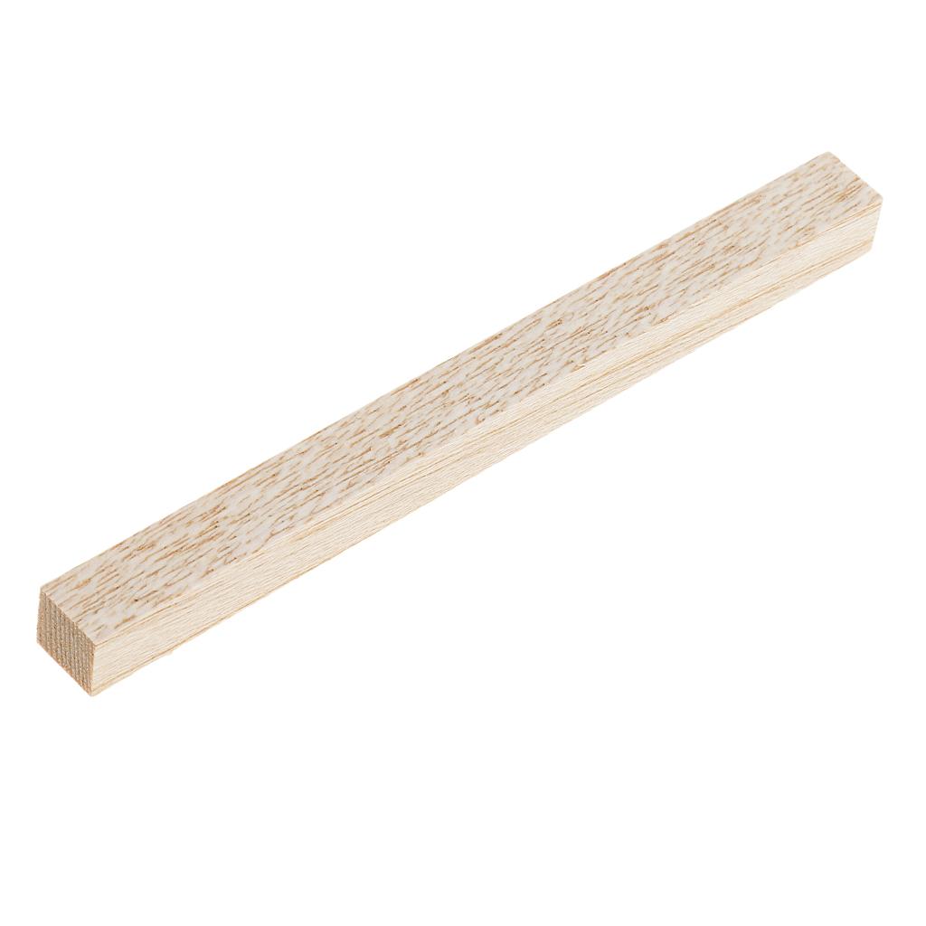 Lot 4 Sizes Balsa Wood Stick Unfinished Woodcraft Square Wooden Stick Dowel Rod