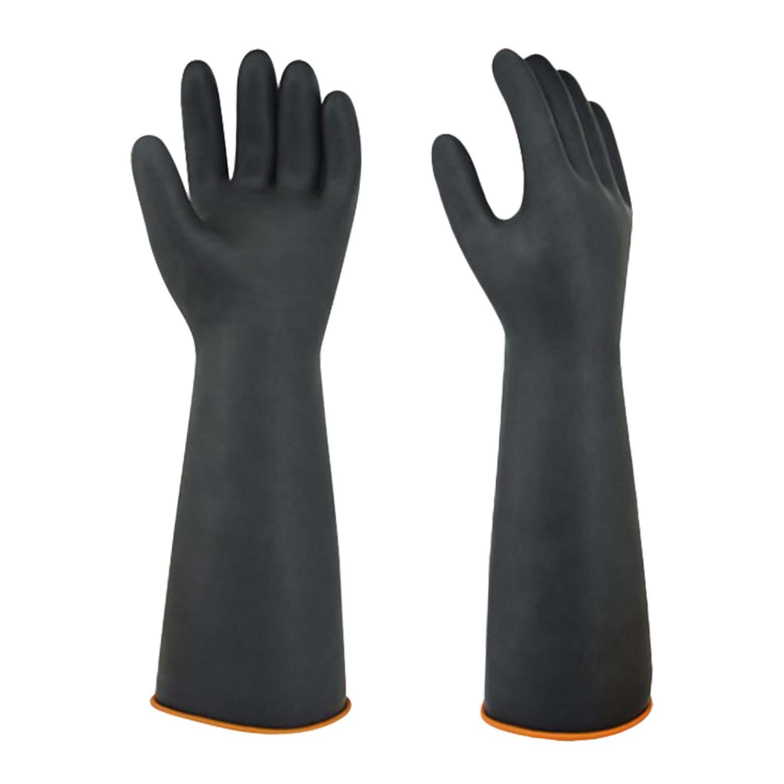 Industrial Rubber Gloves Cleaning Glove Multipurpose Oil Resist Men Women Waterproof Utility Gloves Safety Work Gloves for Car Wash