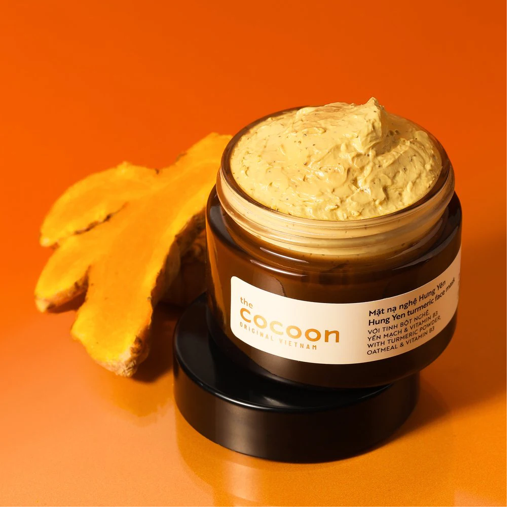 Mặt Nạ COCOON Nghệ Hưng Yên Sáng Da & Mờ Vết Thâm - COCOON Hung Yen Turmeric Face Mask 100mL