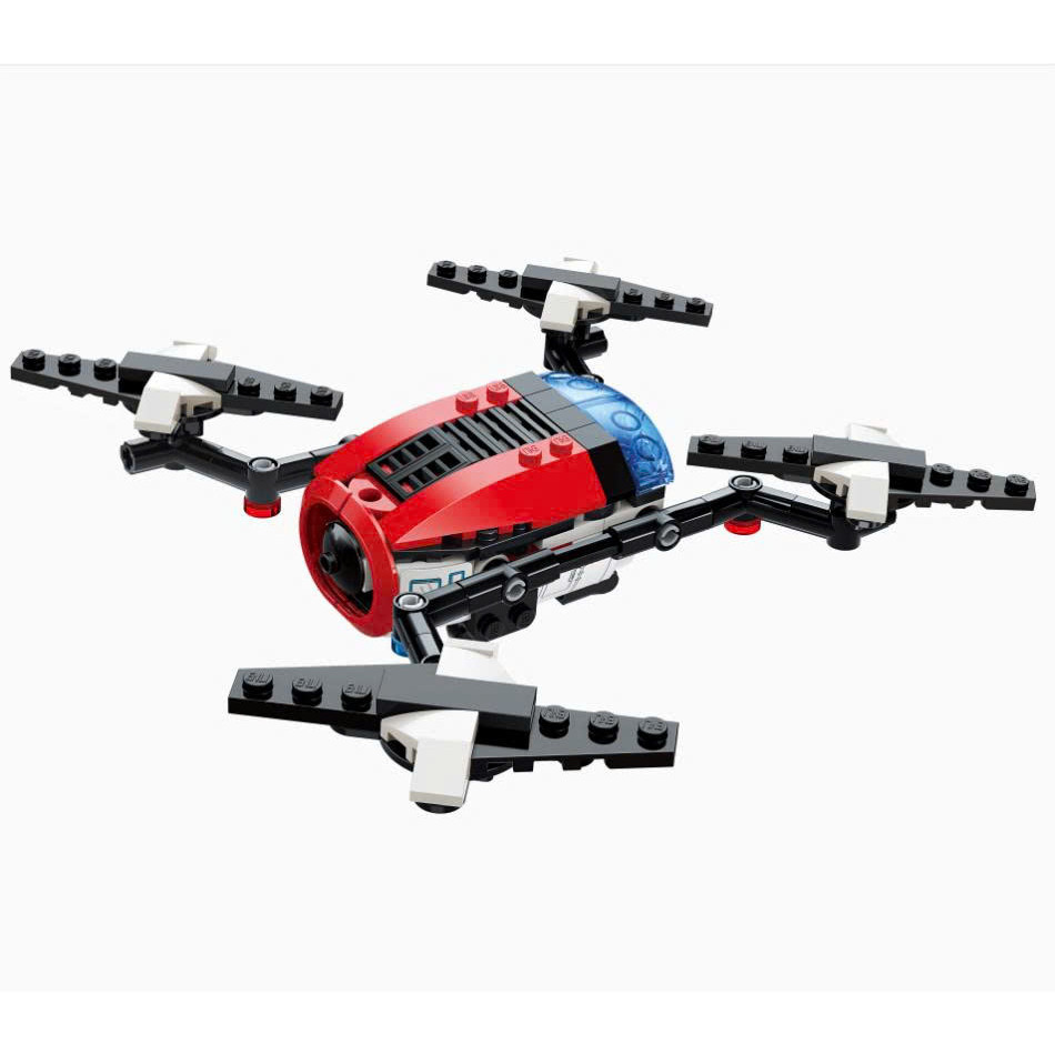 KEEPPLAY - 42116 Bộ đồ chơi xếp hình 3 trong 1 mô hình máy bay biến hình