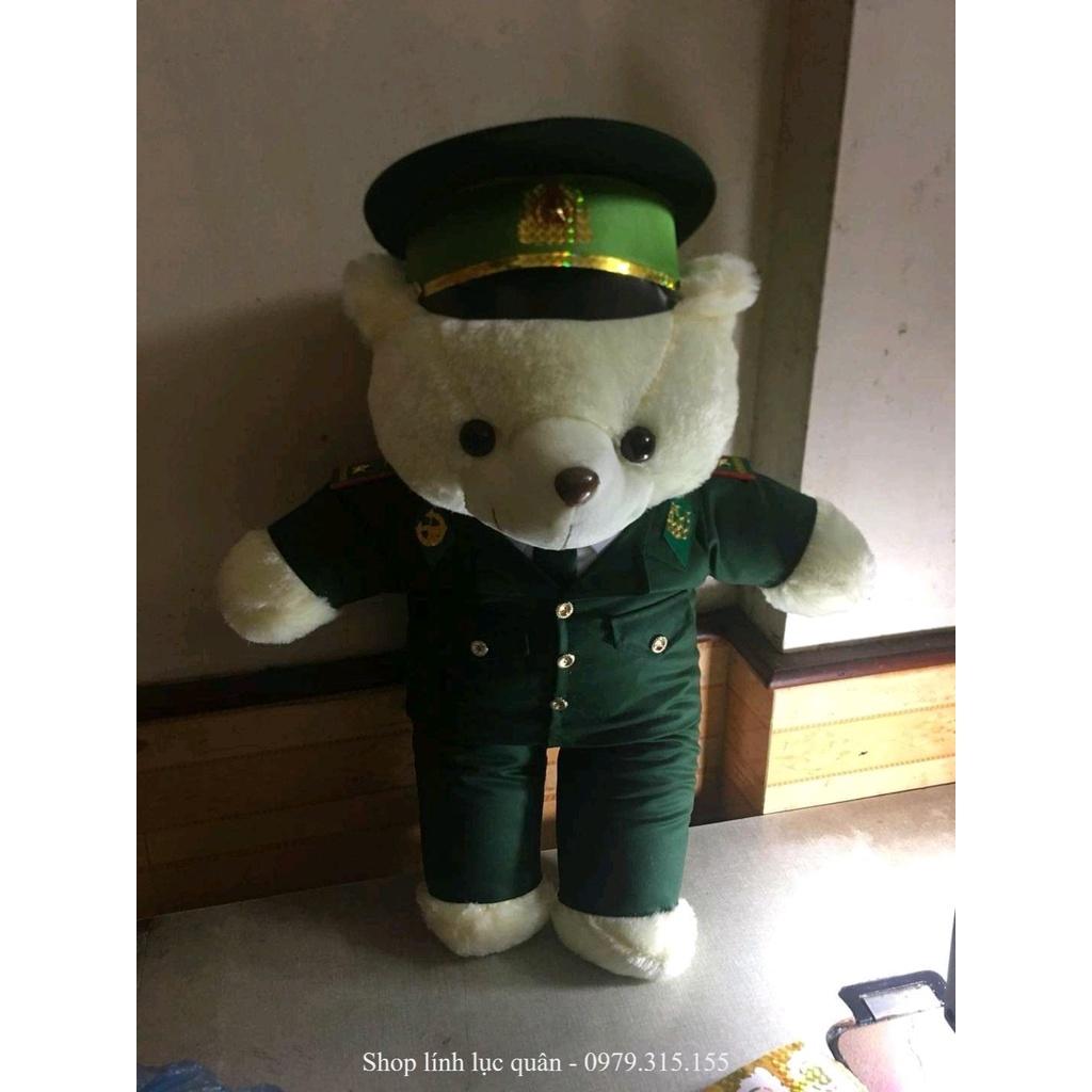 Gấu bông Quân đội Bộ đội Biên phòng 55cm