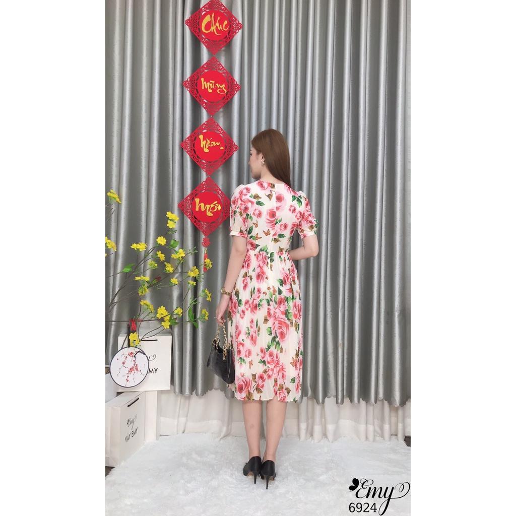 Đầm EMY EM6924 Xoè Dập Ply