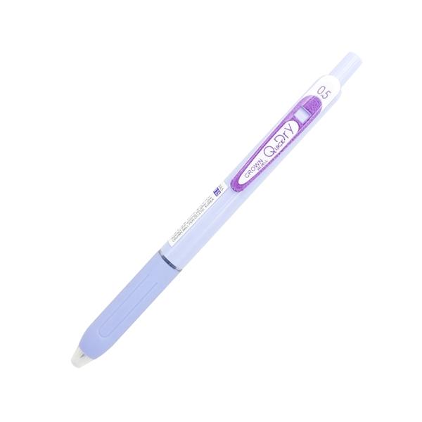 Bút Gel Crown BC-017 0.5mm - Mực Xanh - Thân Tím