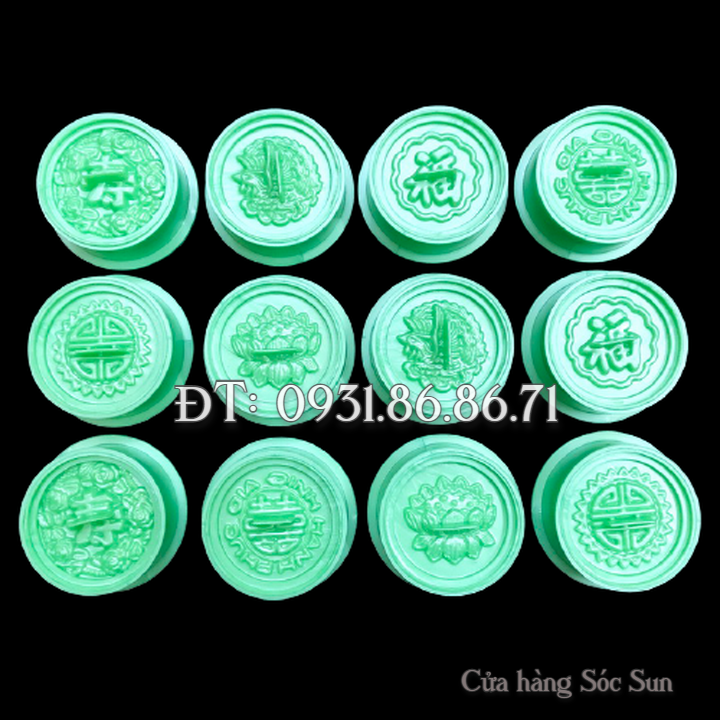 Bộ khuôn ép xôi loại 7 cm - Mã số 1318