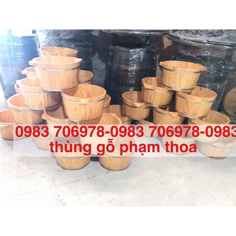 chậu gỗ ngâm chân(gỗ thông chọn lọc)