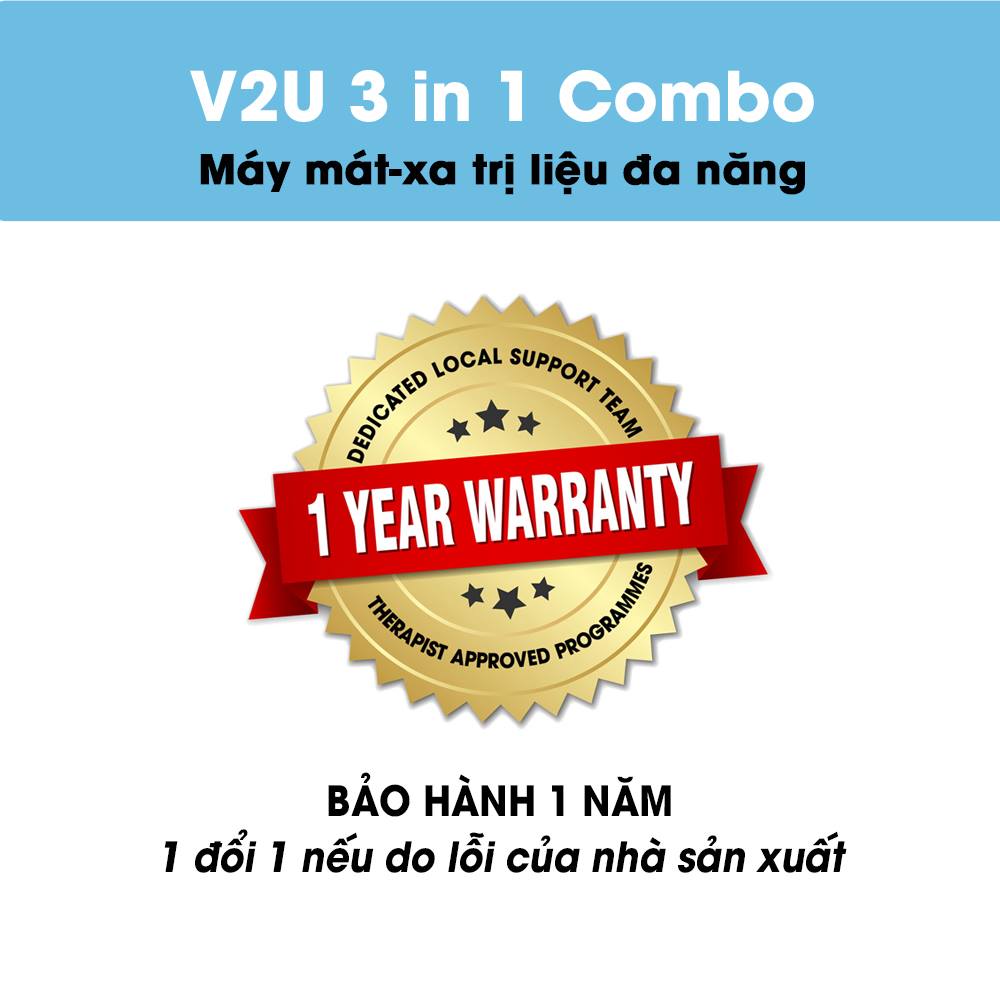 !!!SALE OFF!!! Máy Mát - Xa Trị Liệu Đa Năng ( V2U 3IN1 Combo)