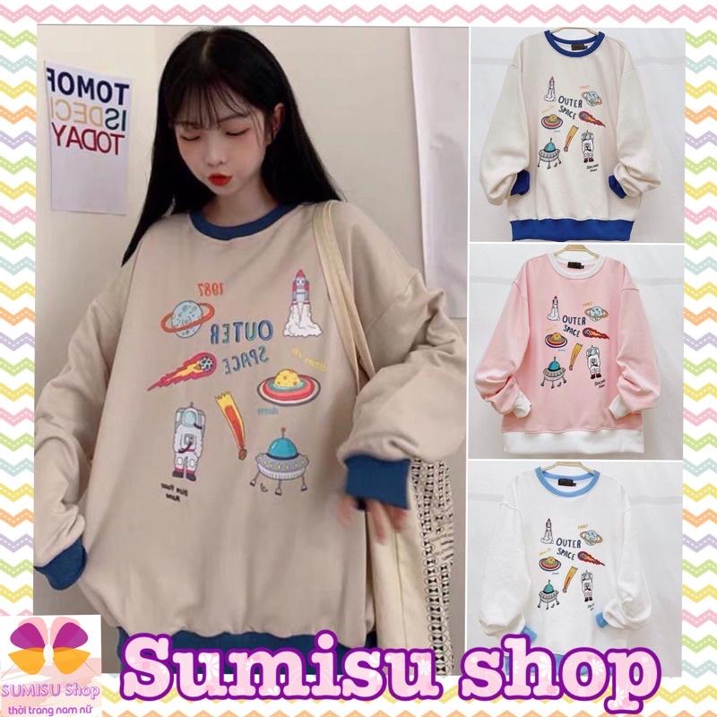 Áo hoodies nam nữ mẫu hình vũ trụ sumisu shop