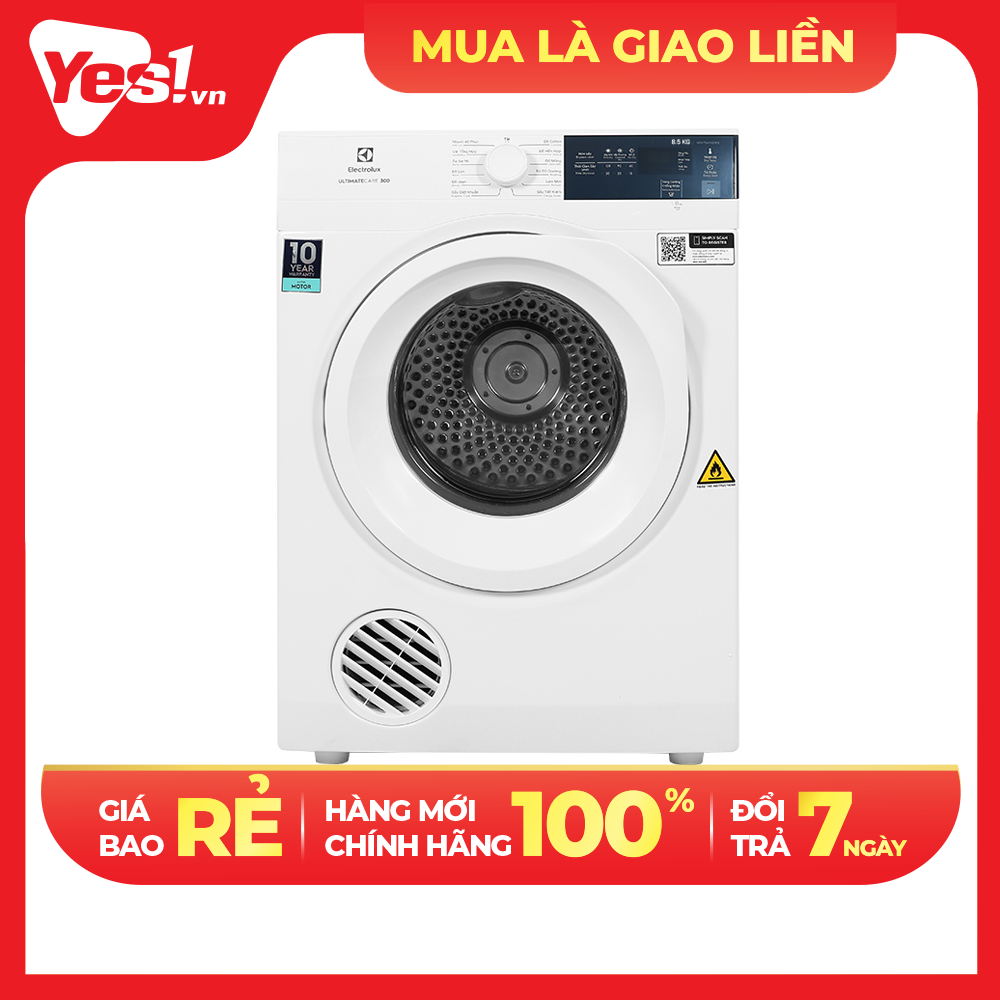 Máy sấy Electrolux 8.5 kg EDV854J3WB - Chỉ Giao HCM