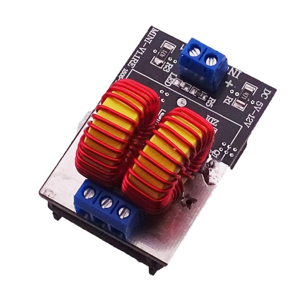 120W ZVS Induction Heating Board High Voltage Generator Heater Coil DC5-15V