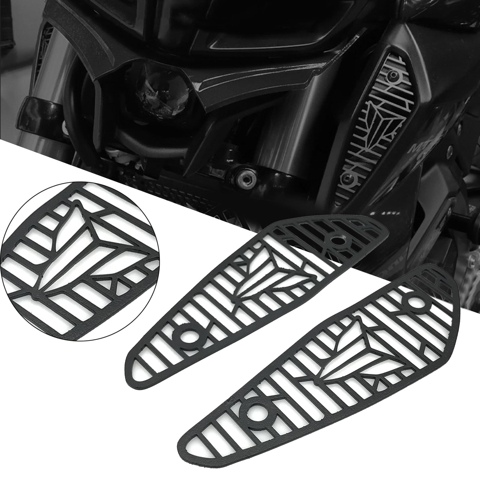 2pcs Motorcycle Air Intake Cover Guard For Yamaha MT-15 18-20 Black