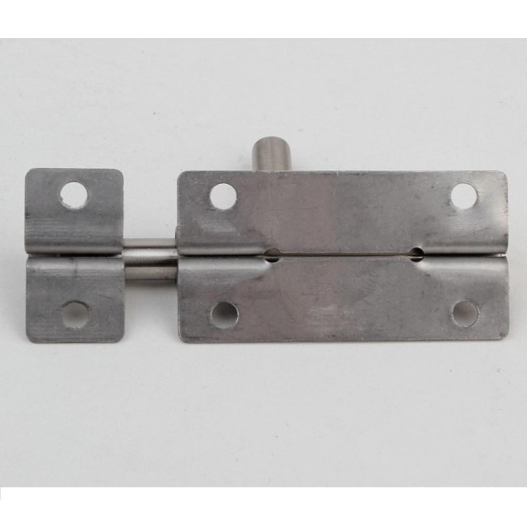 2X Door Window Latch Bolt Gate Lock Stainless Steel Door Hasp Latch Bolt