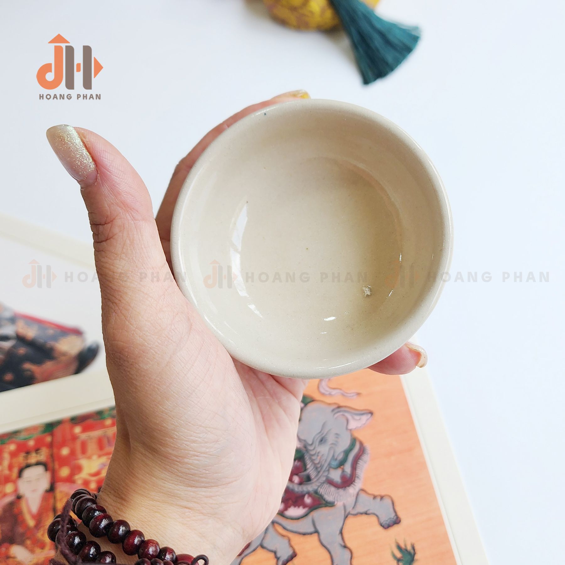 Bộ ấm trà Nam Bộ cổ điển họa tiết gà trống - 02
