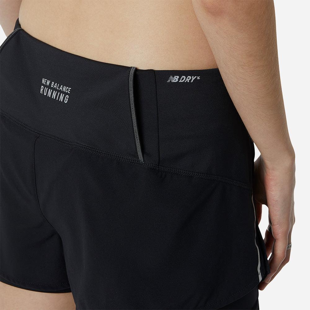 Quần ngắn thể thao nữ New Balance Impact Run 2In1 Short - WS21270_BK