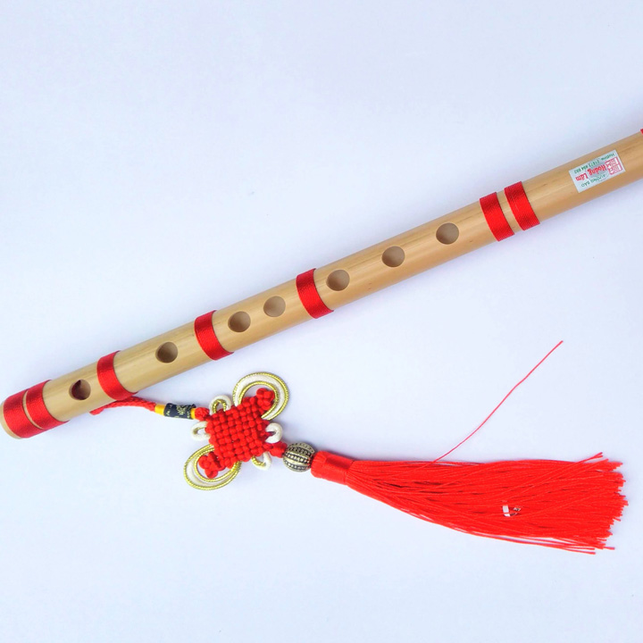Sáo trúc HL15 chuẩn âm full 3 quãng tặng kèm dây treo trang trí