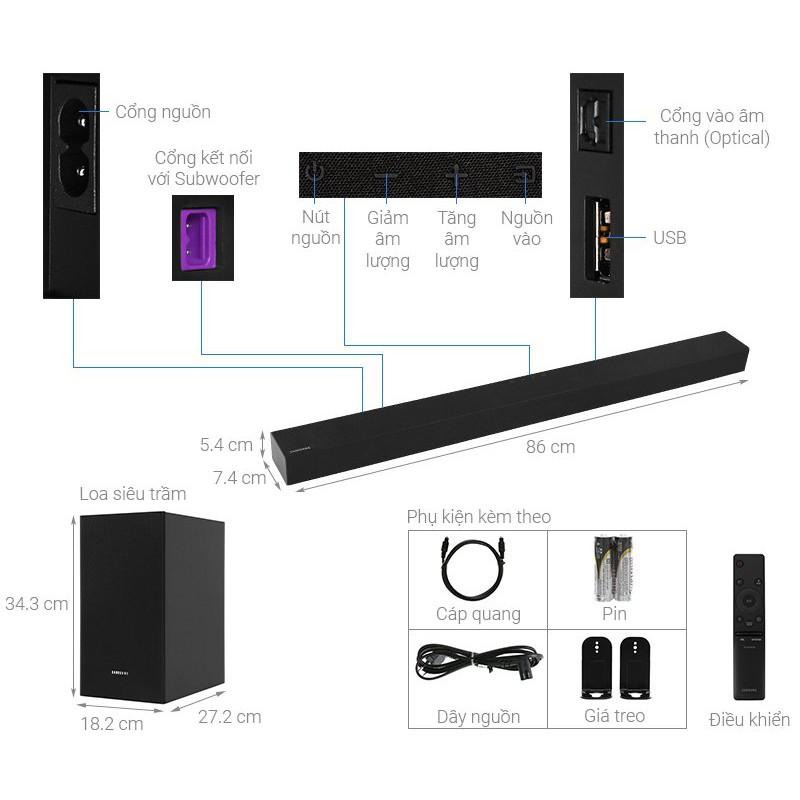 Loa thanh Soundbar Samsung T420 Model 2020  - Hàng chính hãng