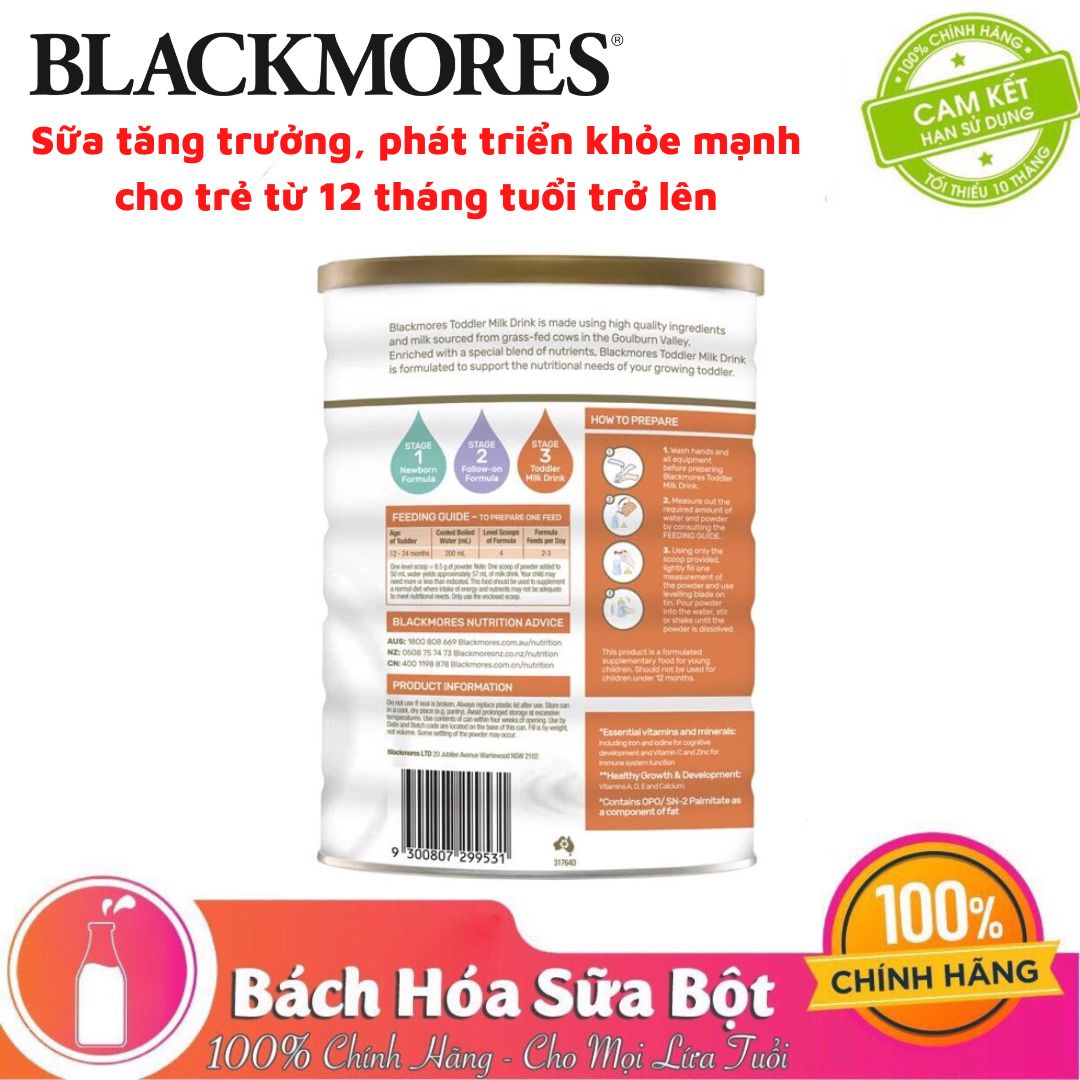 Sữa Bột BlackMores số 3 - Lon 900g