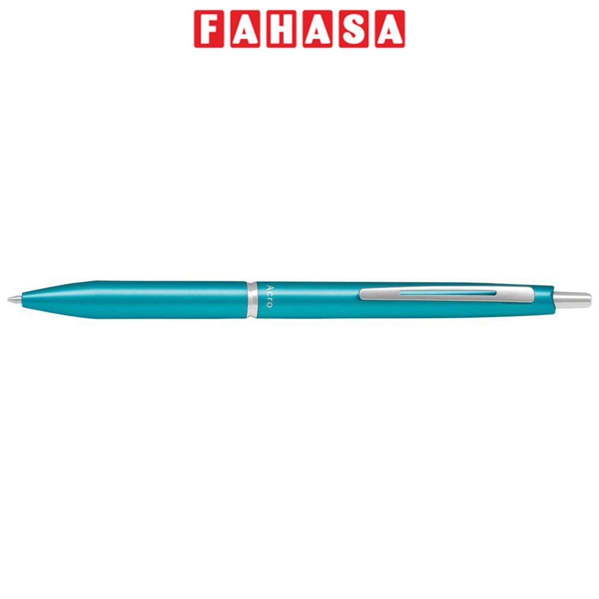 Bút Bi Ký Acro 1000 0.7 mm - Pilot BAC-1SF-MTL - Mực Đen - Thân Xanh Biển Kèm Hộp