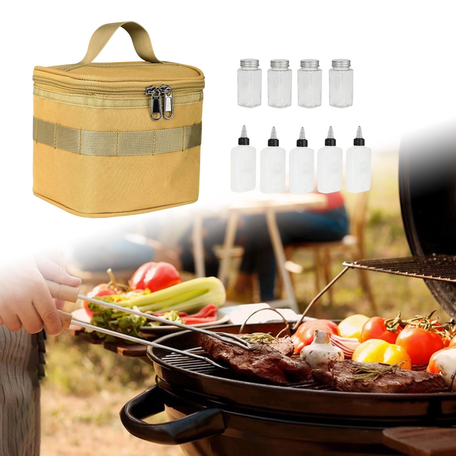 Camping Spice Jars Oil Bottle Bottle for Picnic Travel