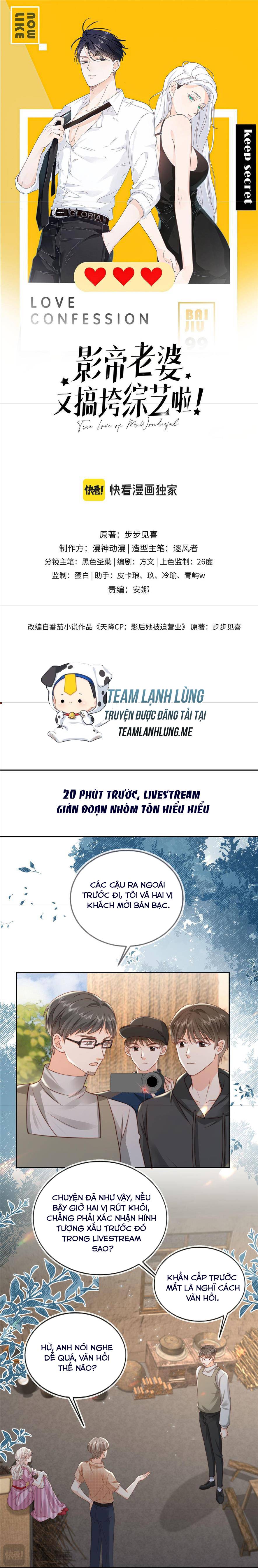vợ của ảnh đế lại phá hỏng gameshow chapter 38 1