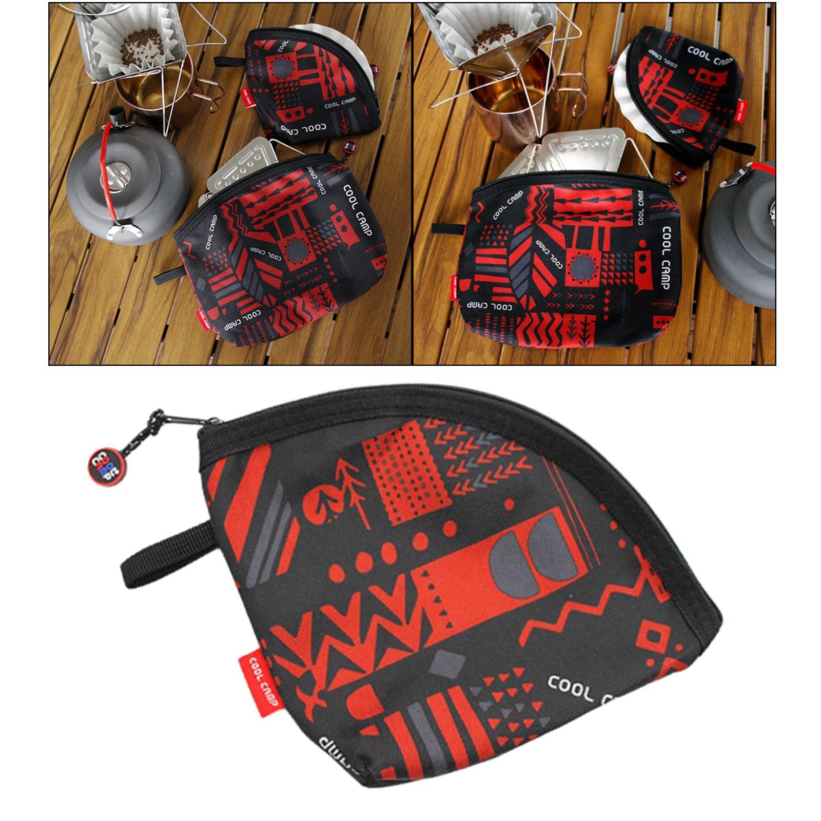 Storage Bag Coffee Tool Handbag Cookware Bag Camping Accessory 12.5x19cm