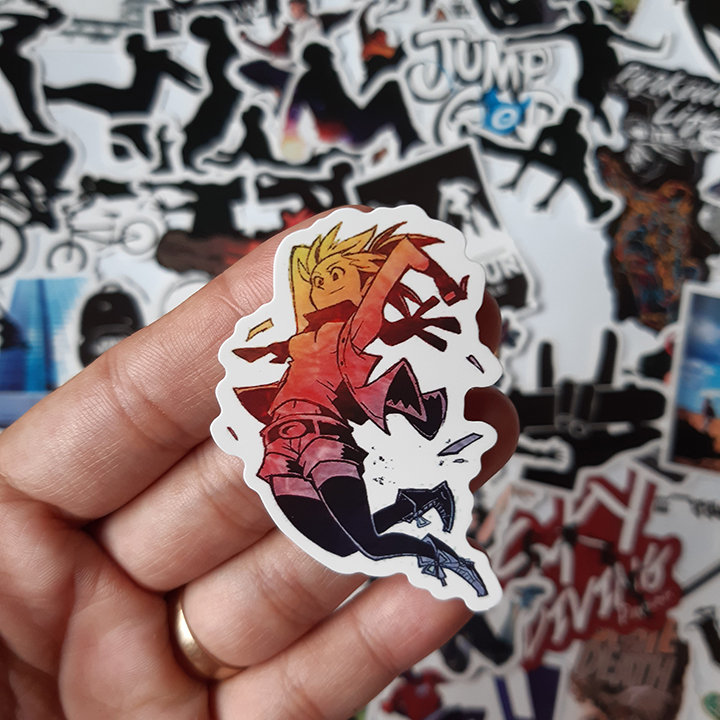 Bộ Sticker dán cao cấp chủ đề PARKOUR - Dùng dán Xe, dán mũ bảo hiểm, dán Laptop