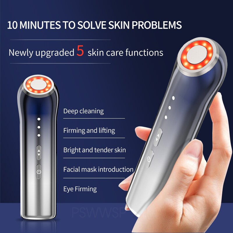 Máy massage chăm sóc săn chắc, nâng cơ mặt Red Blue Phototherapy Machine R15