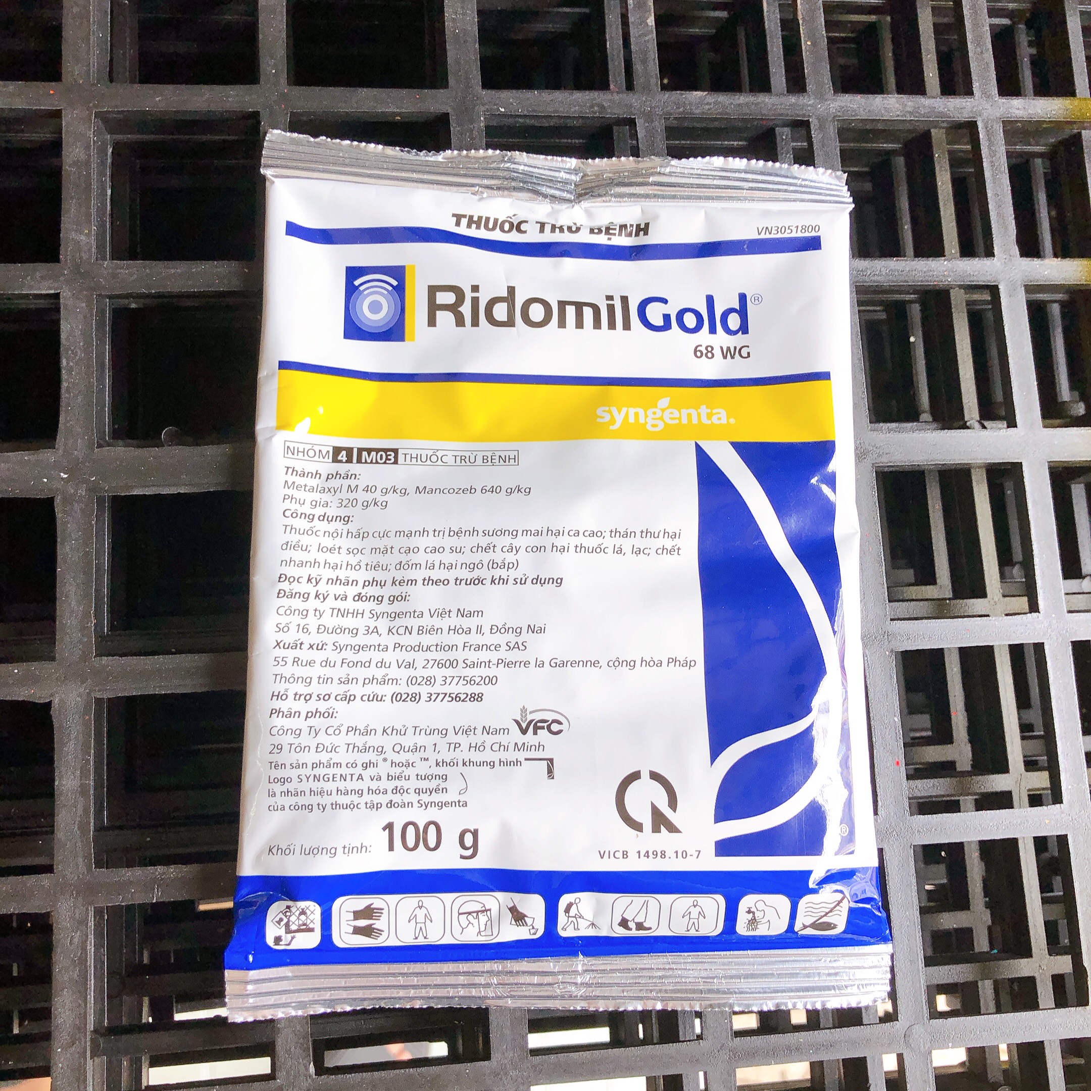 RIDOMIL GOLD 68WP GÓI 100GR CHỐNG THỐI NHŨN, CÁC BỆNH TRÊN CÂY