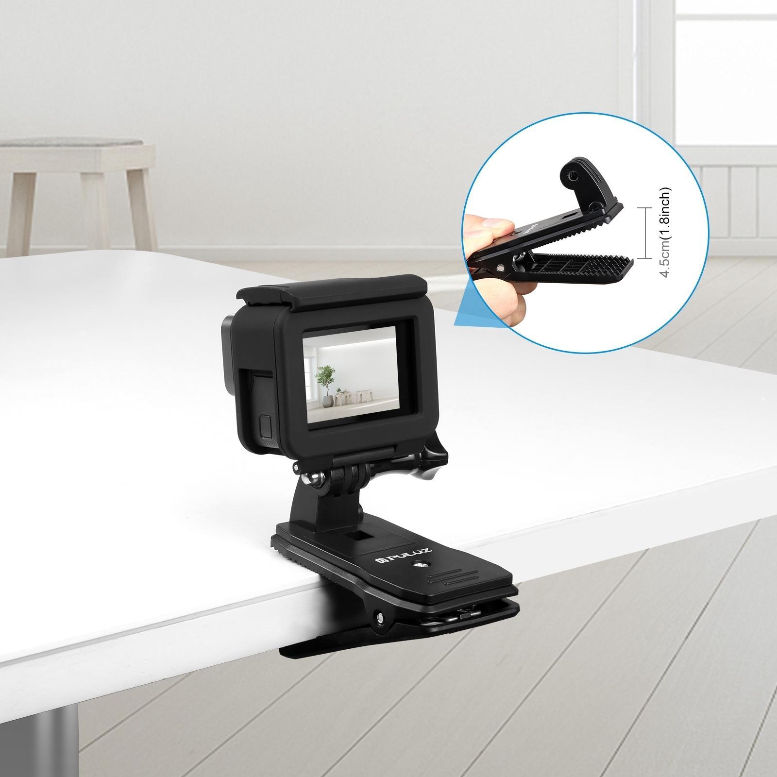 Backpack Clip Camera Holder Hat Mount for Sports Action Cameras Mobile Phone