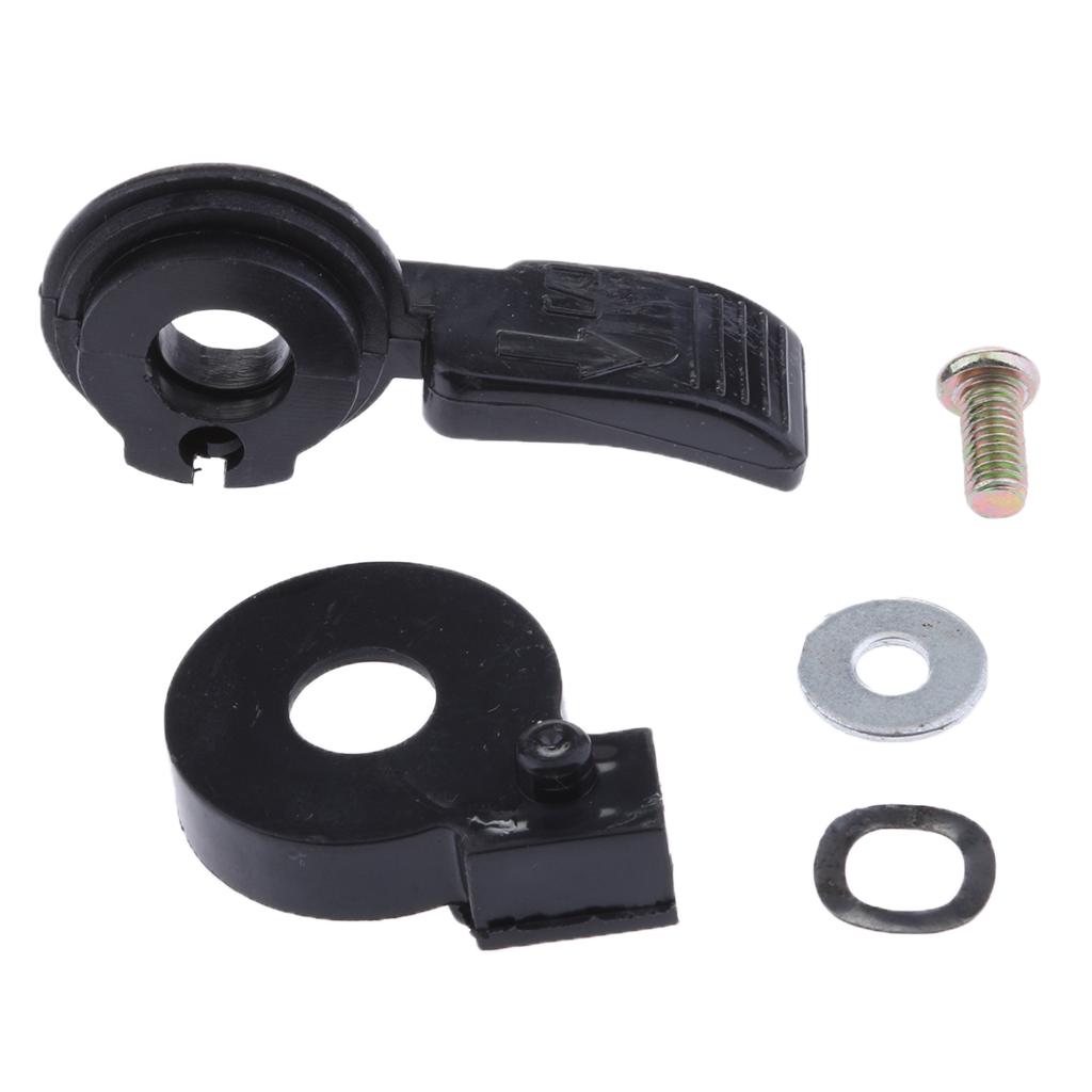 4Pcs Black Motorcycle Handlebar Switch Thumb Choke Lever for 110cc 125cc 250cc