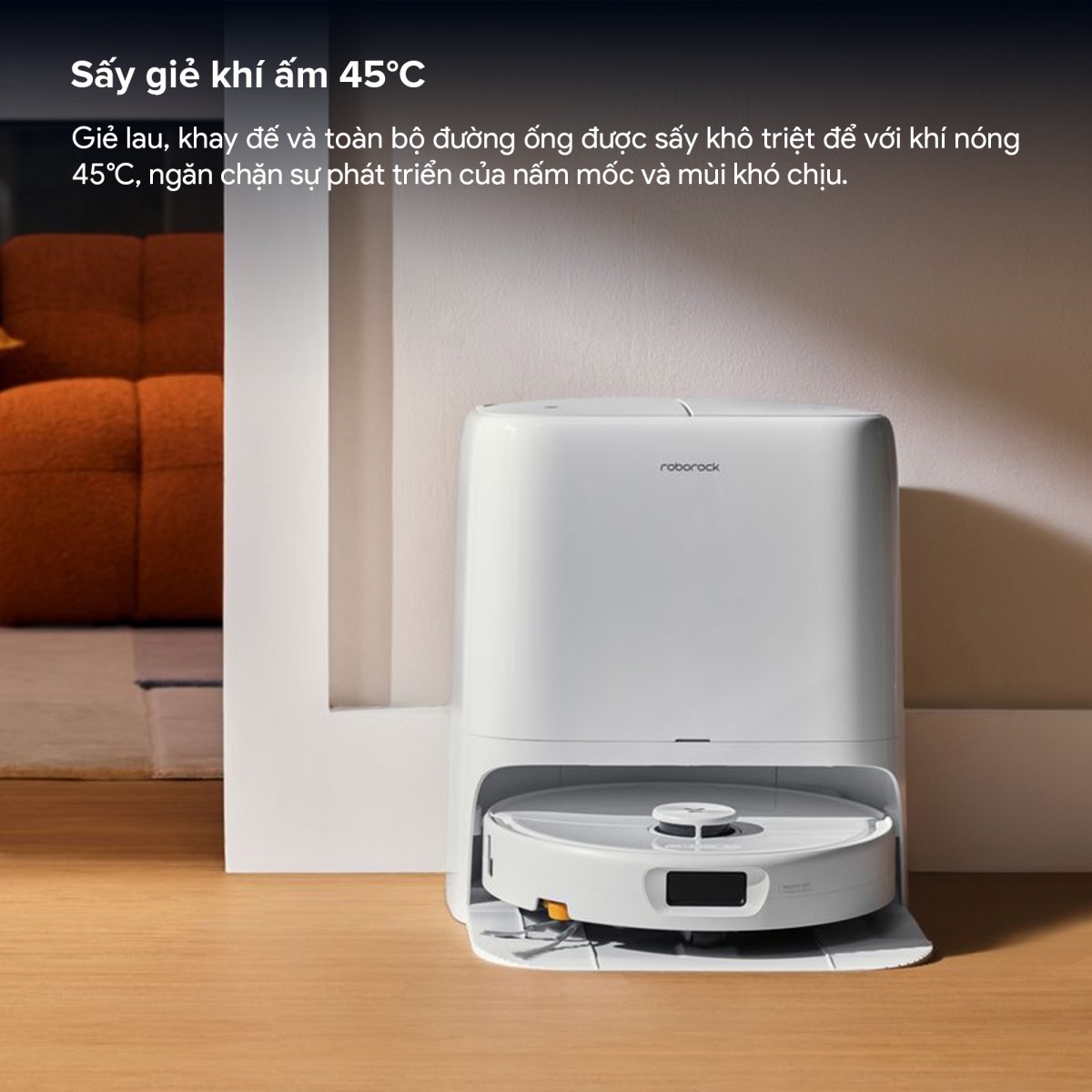 [Bảo Hành 24T] Robot Hút Bụi Lau Nhà Roborock QRevo 2 Pro Tự Vệ Sinh Khay Lực Hút 25.000 Pa - Hàng Chính Hãng