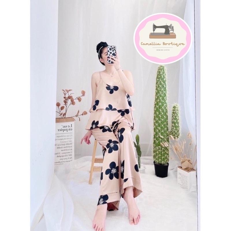 Sét Ngủ Lụa 2 Dây Quảng Châu