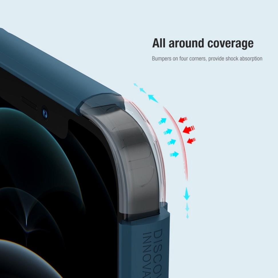 Ốp lưng Nillkin Super Frosted Shield Pro cho iPhone 13 Pro Max / 13 Pro / 13 mỏng chống dấu vân tay và sốc - Hàng Chính Hãng