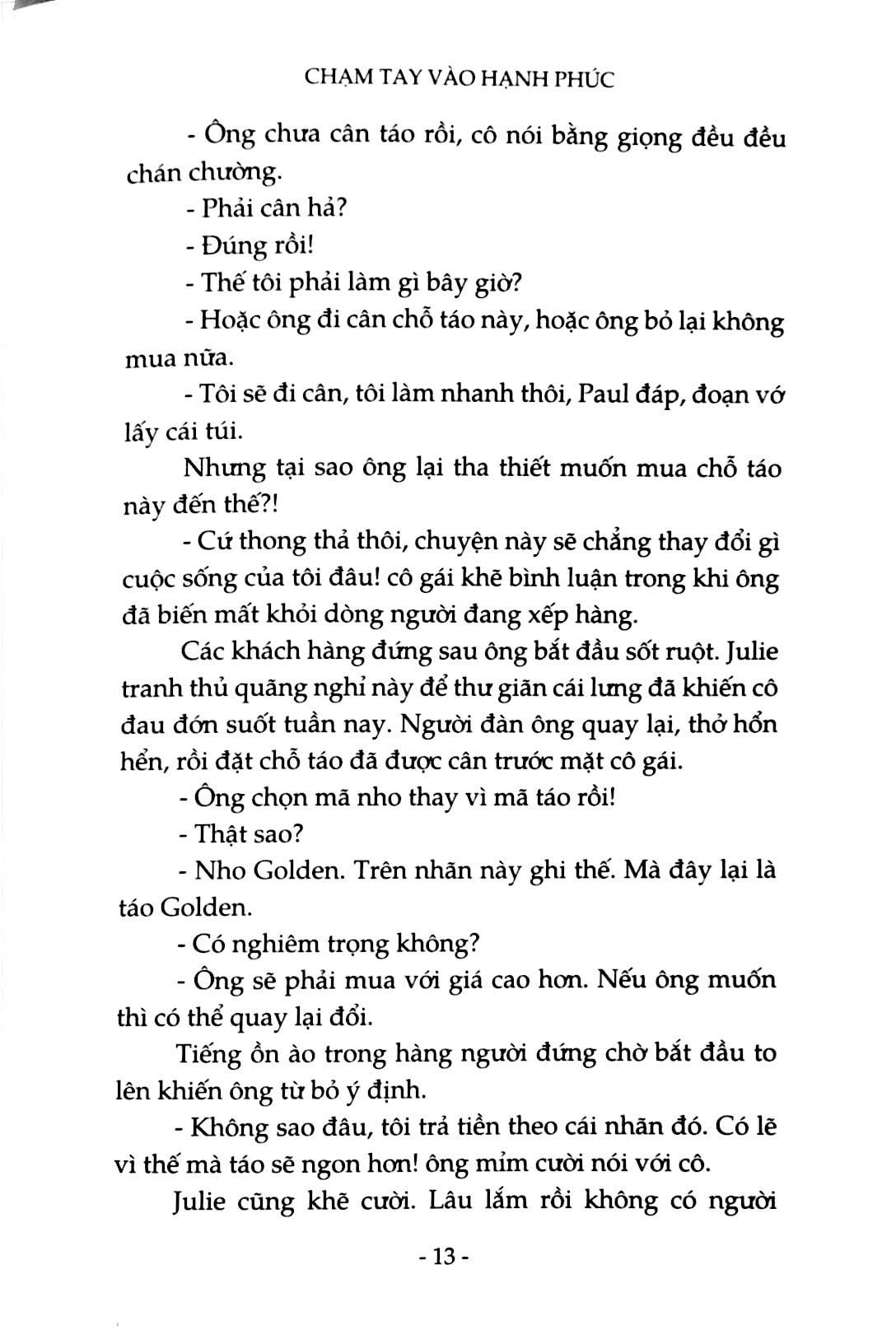 Chạm Tay Vào Hạnh Phúc