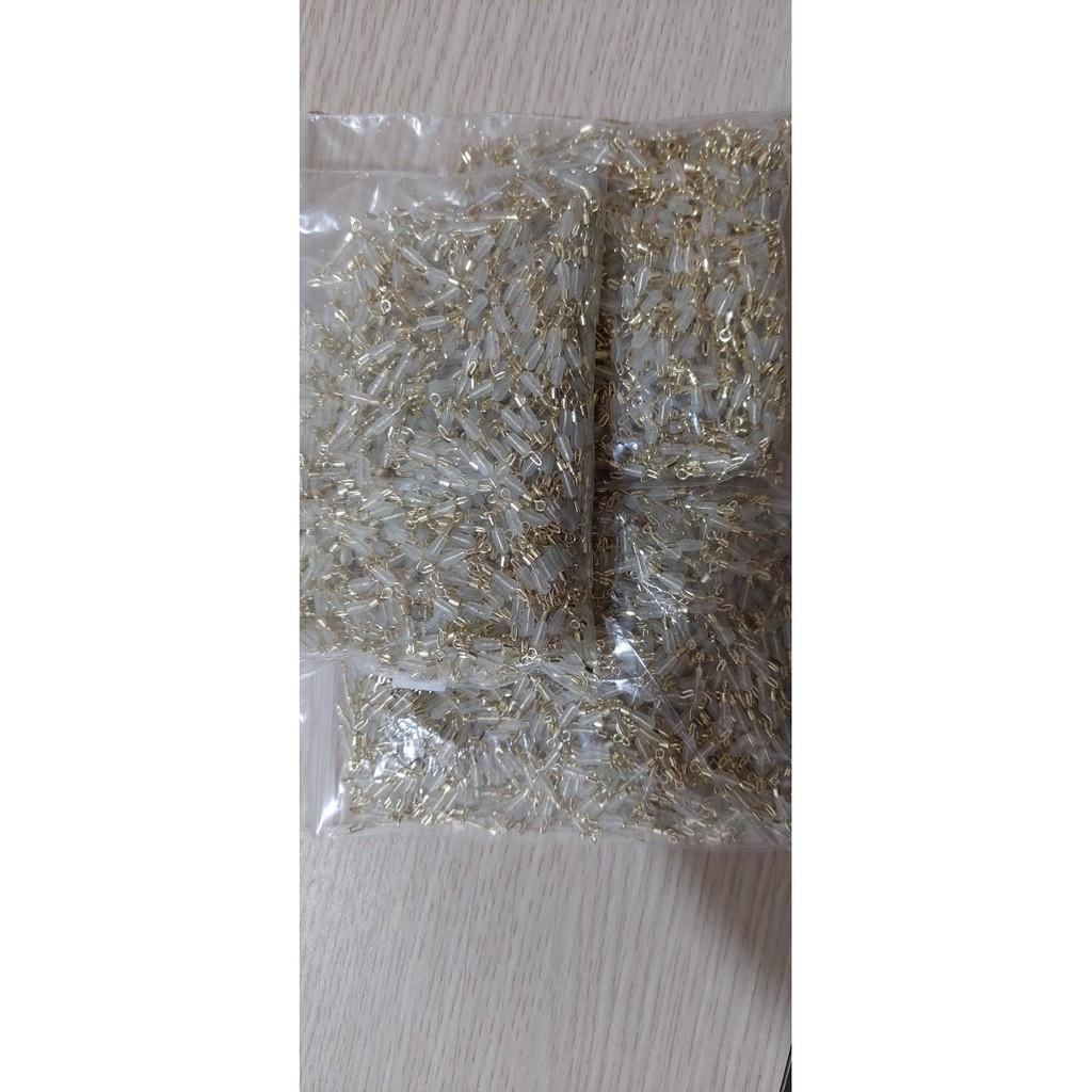 Combo 50 cái , 25 cái Khóa Mani trắng dùng câu đài , câu đơn. Khóa số 9 , phụ kiện câu cá