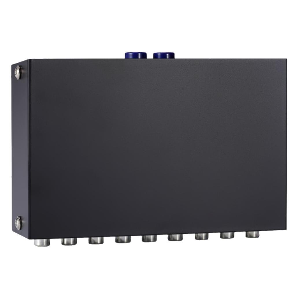 2 in 1 Out 2 Way Composite AV Switcher 3 RCA Video L/R Audio Switch Box